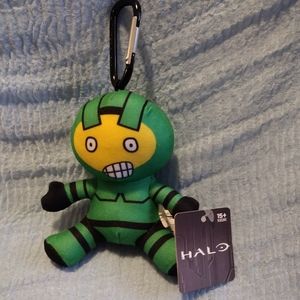 Loot Crate Exclusive Gaming Halo Green stuffed figure Keychain